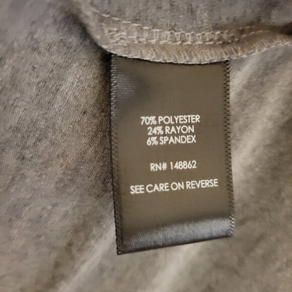 Torrid 4x Gray Floral Knit Sharkbite Tank Dress - Picture 4 of 4